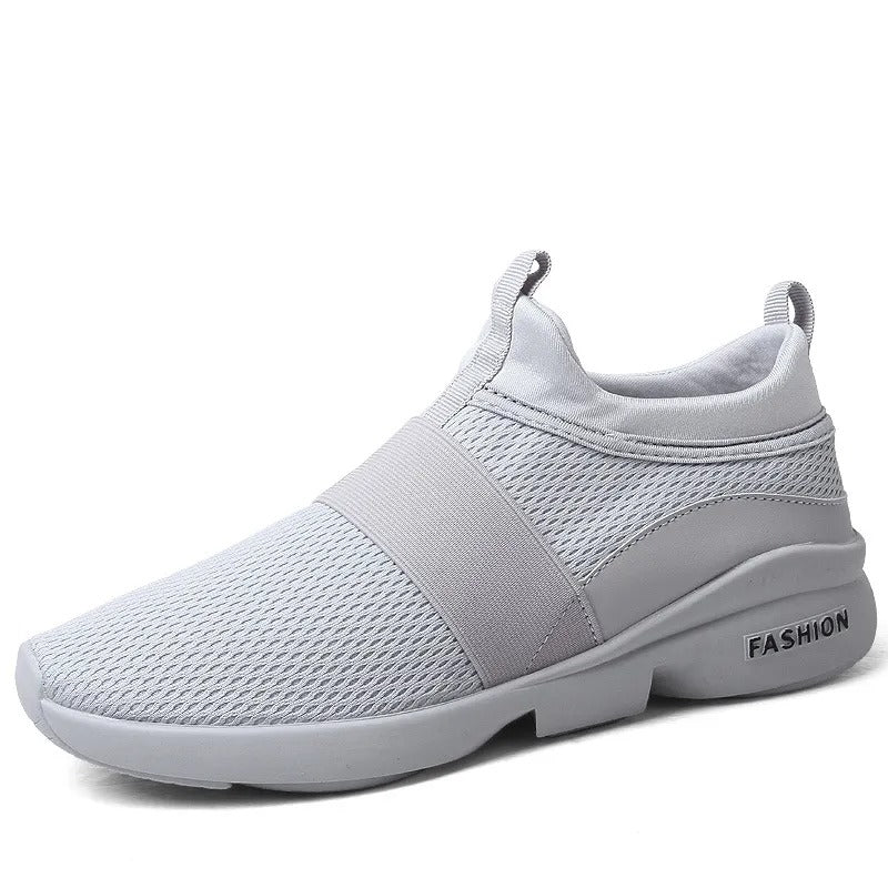 Baskets pour hommes, style slip-on en maille respirante - Leandro