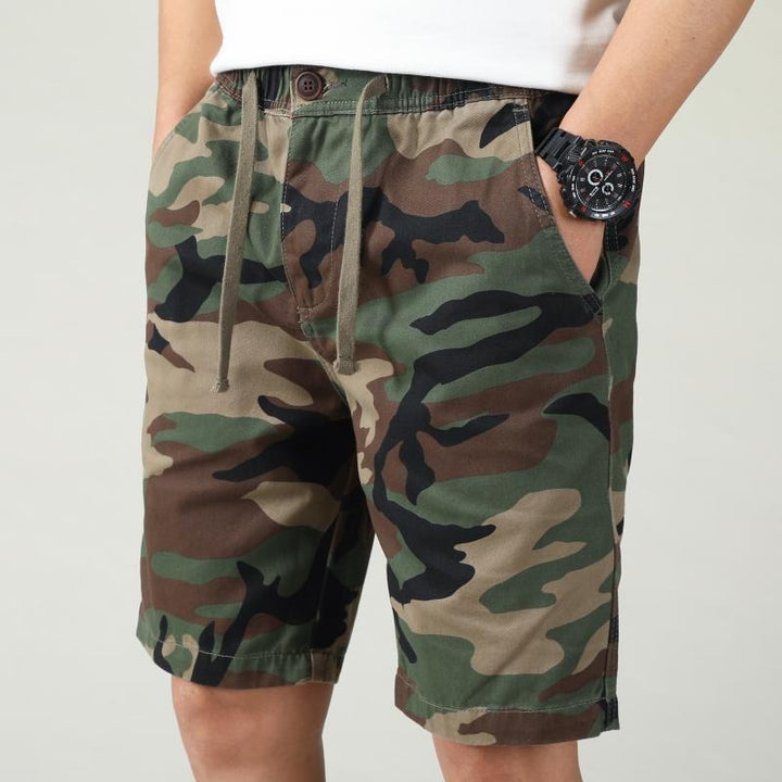 Short cargo homme camouflage coton stretch - Enzo
