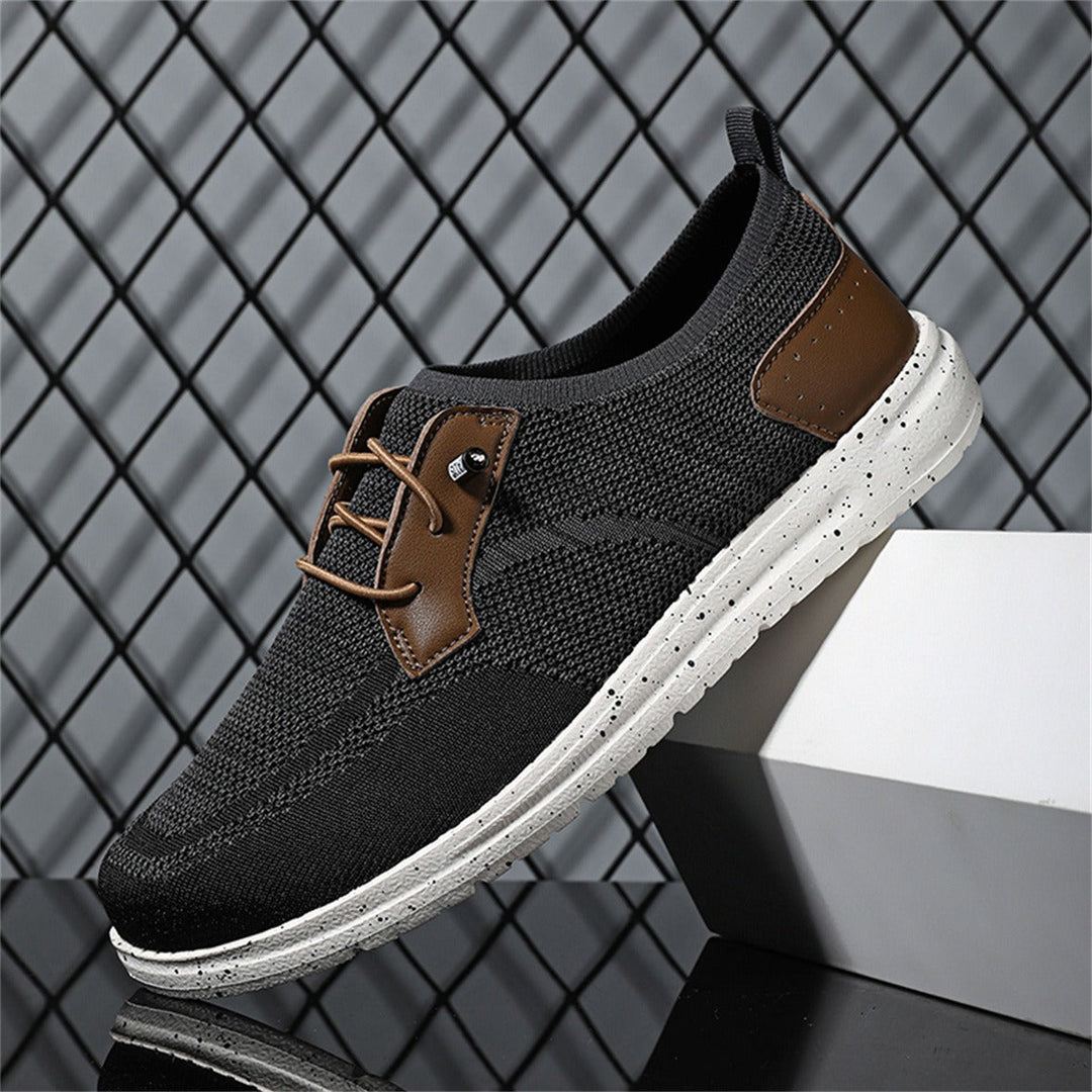Chaussures de sport pour hommes en tissu respirant avec détails synthétiques - Henrik