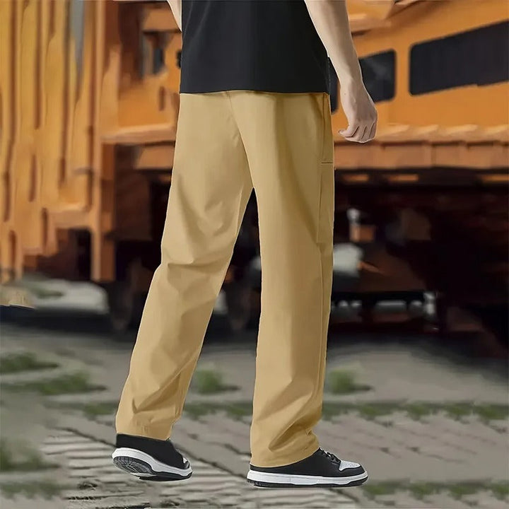 Pantalon droit décontracté pour hommes - Elrik