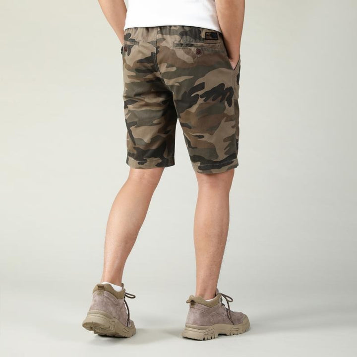 Short cargo homme camouflage coton stretch - Enzo