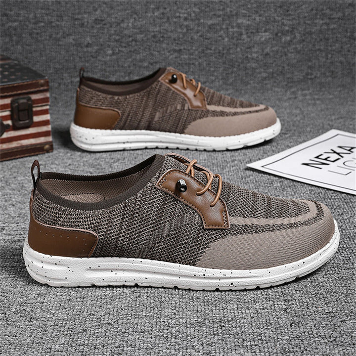 Chaussures de sport pour hommes en tissu respirant avec détails synthétiques - Henrik