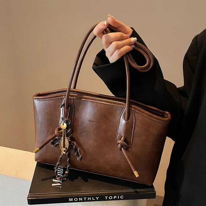 Sac à bandoulière en cuir synthétique pour femme de style structuré - Mireia