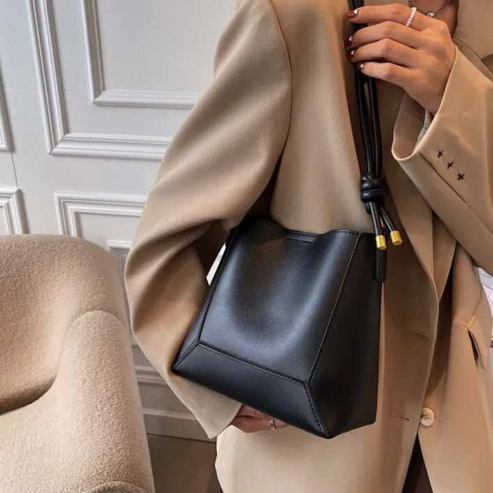 Sac à bandoulière en cuir synthétique pour femme au design minimaliste - Rita