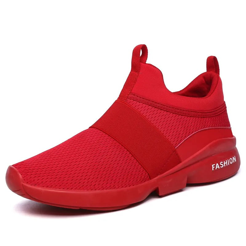 Baskets pour hommes, style slip-on en maille respirante - Leandro
