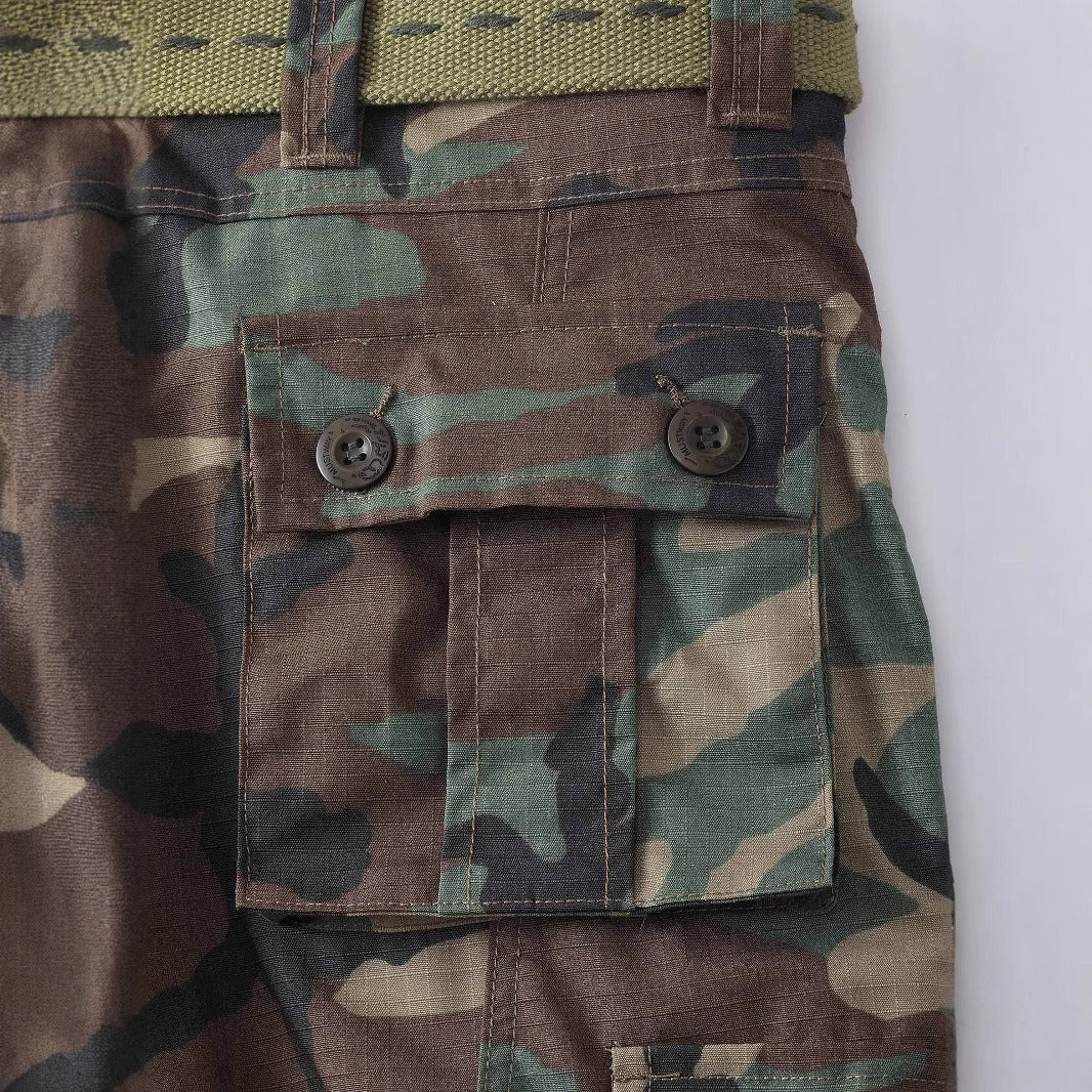 Pantalon cargo tactique en coton camouflé pour hommes - Lars