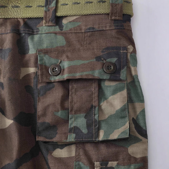 Pantalon cargo tactique en coton camouflé pour hommes - Lars