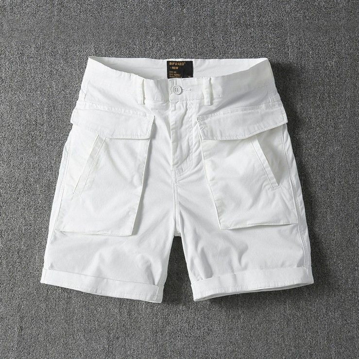 Short hommes coton poches cargo style décontracté - Erik