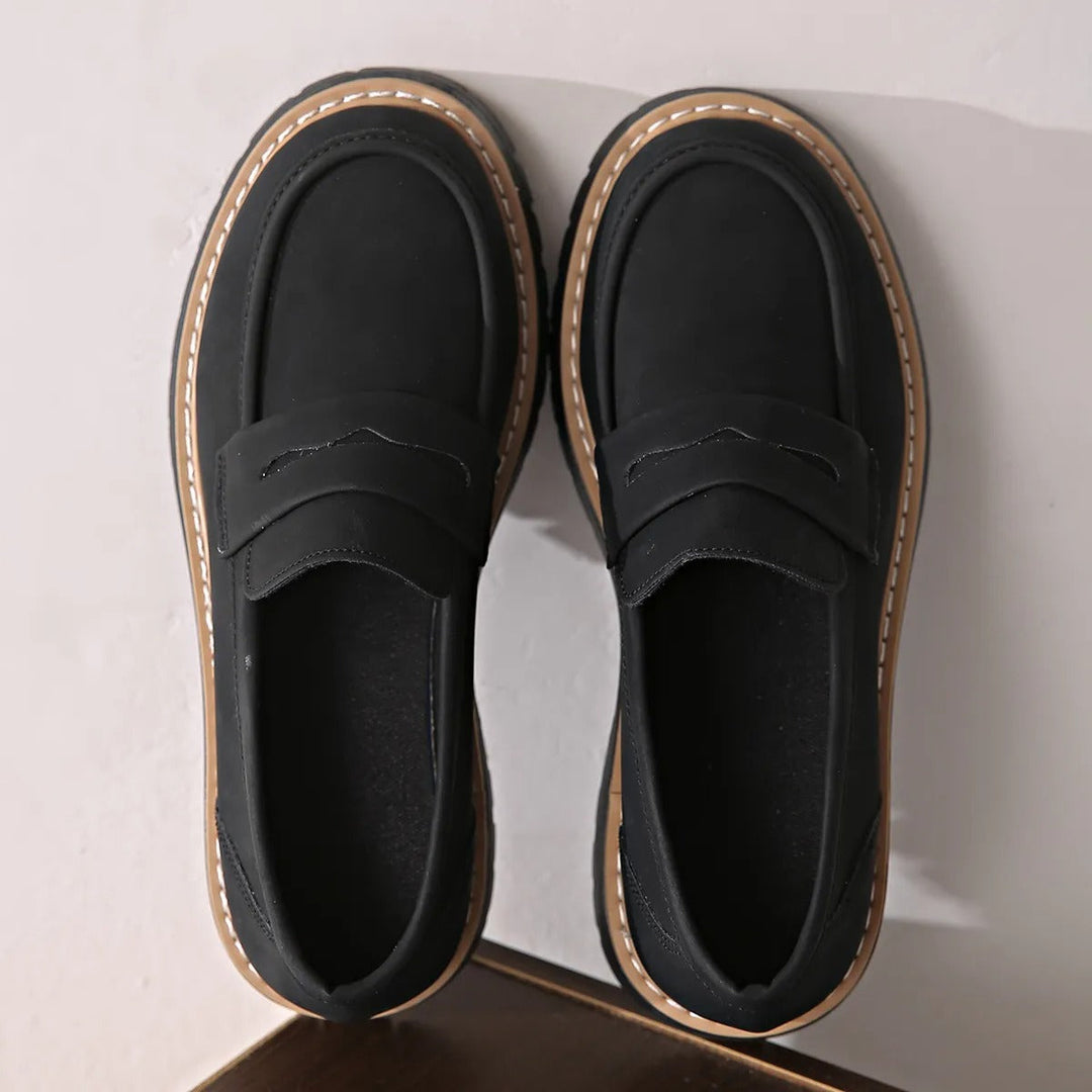 Mocassins à plateforme antidérapants pour femmes, style décontracté - Marjolaine