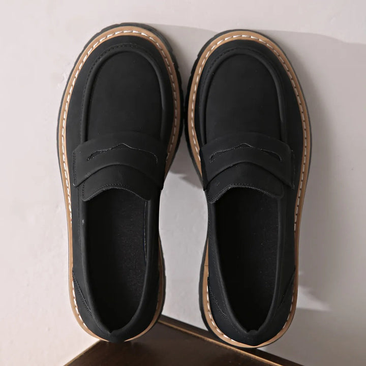 Mocassins à plateforme antidérapants pour femmes, style décontracté - Marjolaine