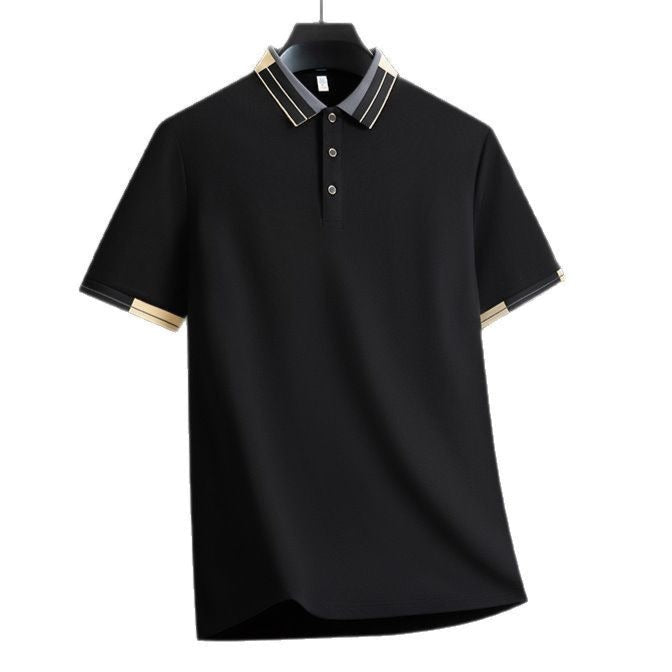 Polo homme décontracté en tissu technique respirant - Carlos