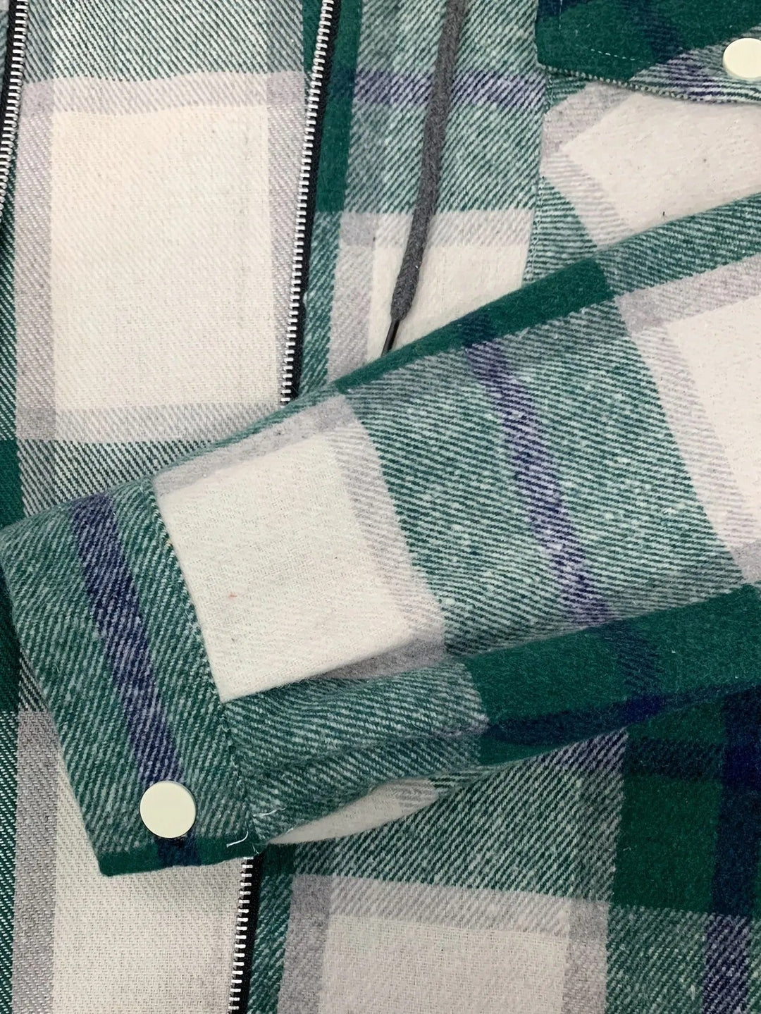Veste à carreaux décontractée avec capuche pour hommes - Pilato