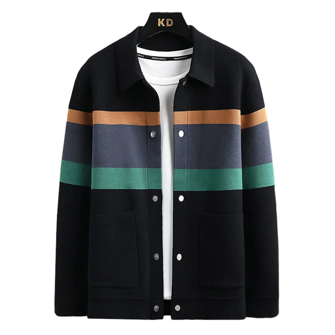 Veste homme à rayures multicolores - Dorian