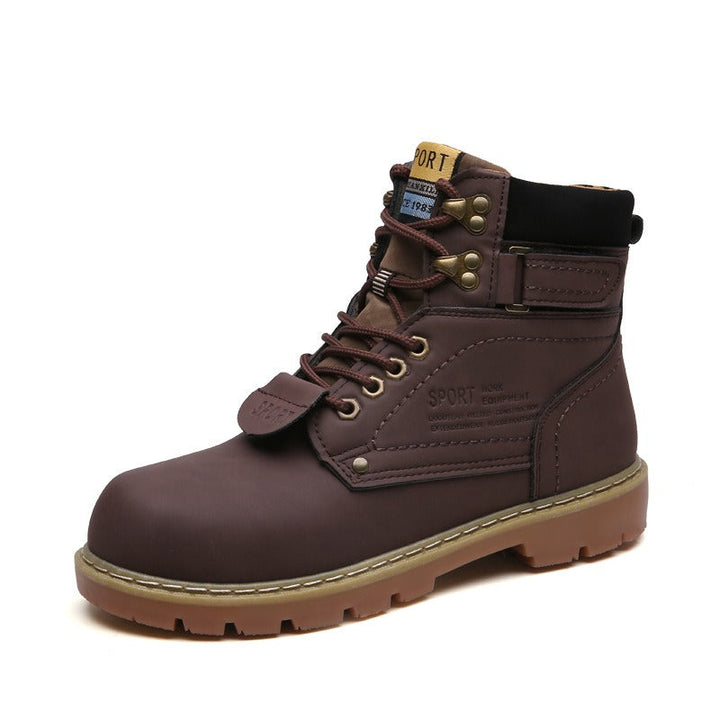 Bottes décontractées pour hommes avec doublure thermique de style militaire - Thiago