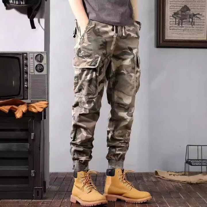 Pantalon cargo multi-poches camouflage pour hommes - Viktor