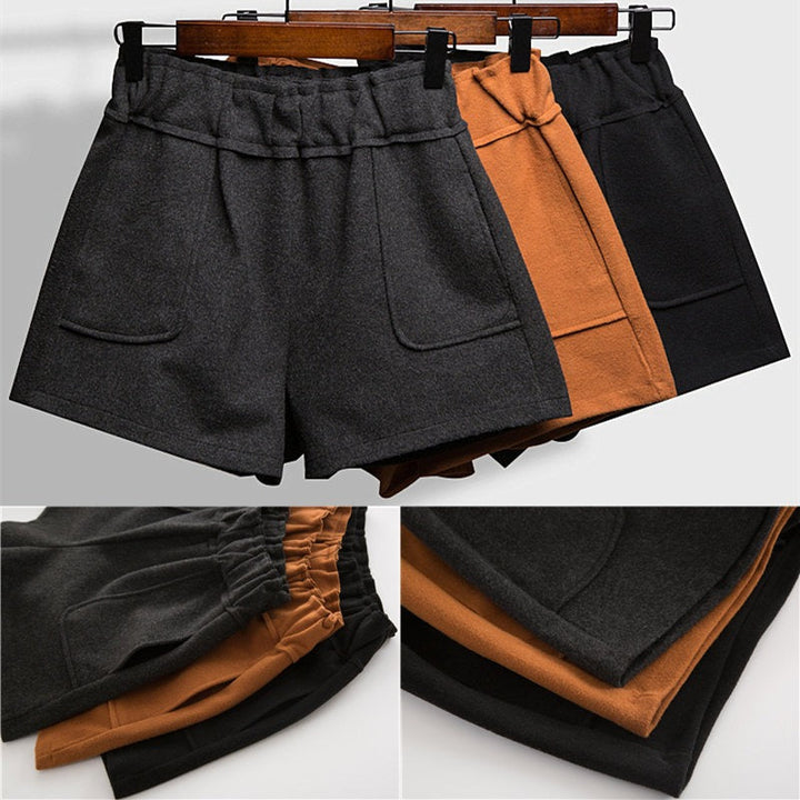 Short à taille haute avec poches spacieuses - Noelle