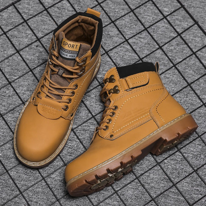 Bottes décontractées pour hommes avec doublure thermique de style militaire - Thiago