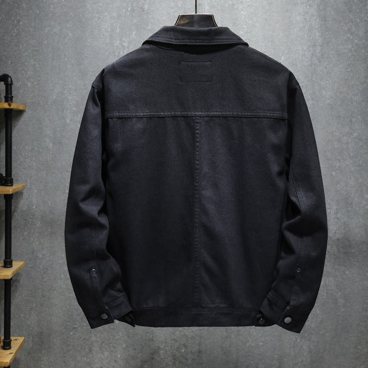 Veste noire de style utilitaire avec de grandes poches - Hektor