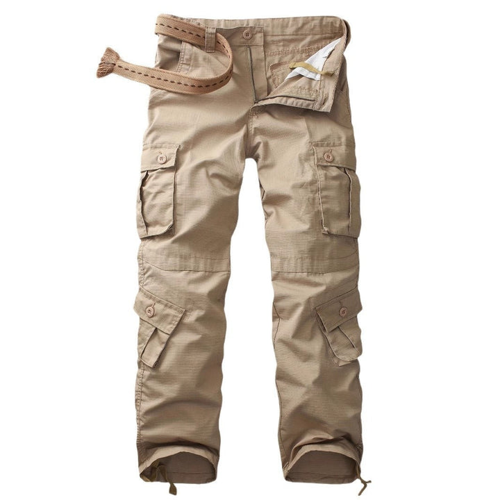 Pantalon cargo en coton pour hommes avec poches multiples - Kellan