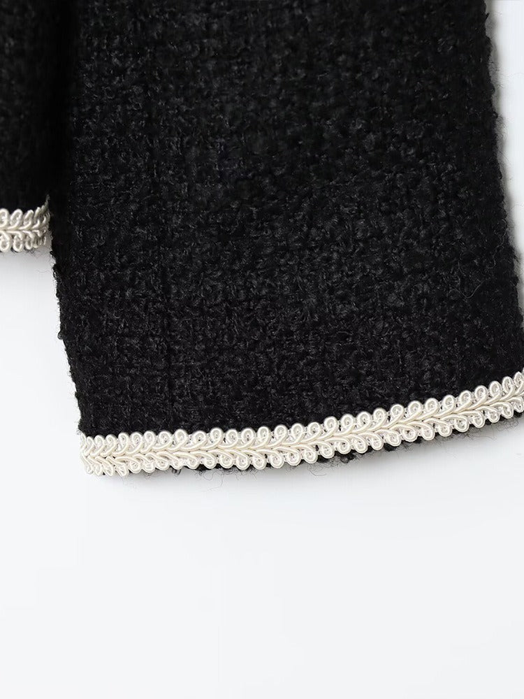 Veste courte pour femmes avec boutons décoratifs - Alida