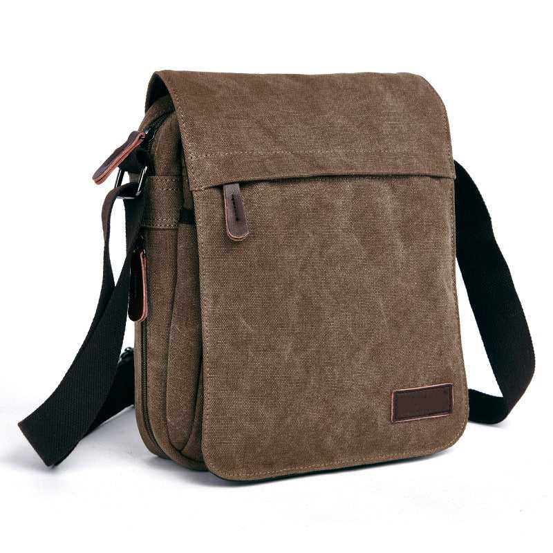 Sac messager en toile robuste pour homme - Matthieu