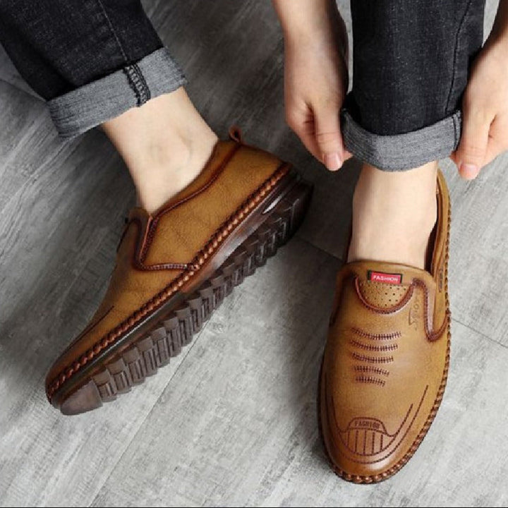 Chaussures décontractées en cuir synthétique pour hommes - Teun