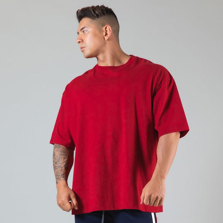T-shirt à manches courtes en coton à coupe ample pour hommes - Jacob