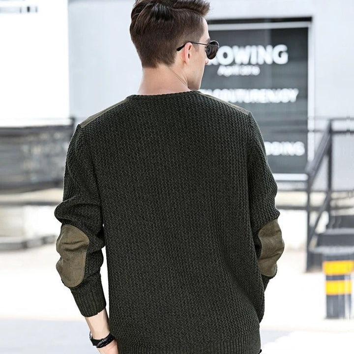 Pull en maille avec broderie sur le devant - Cech