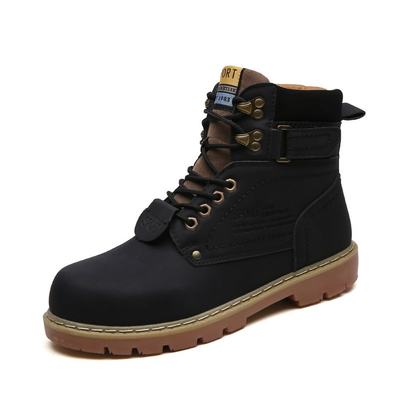 Bottes décontractées pour hommes avec doublure thermique de style militaire - Thiago