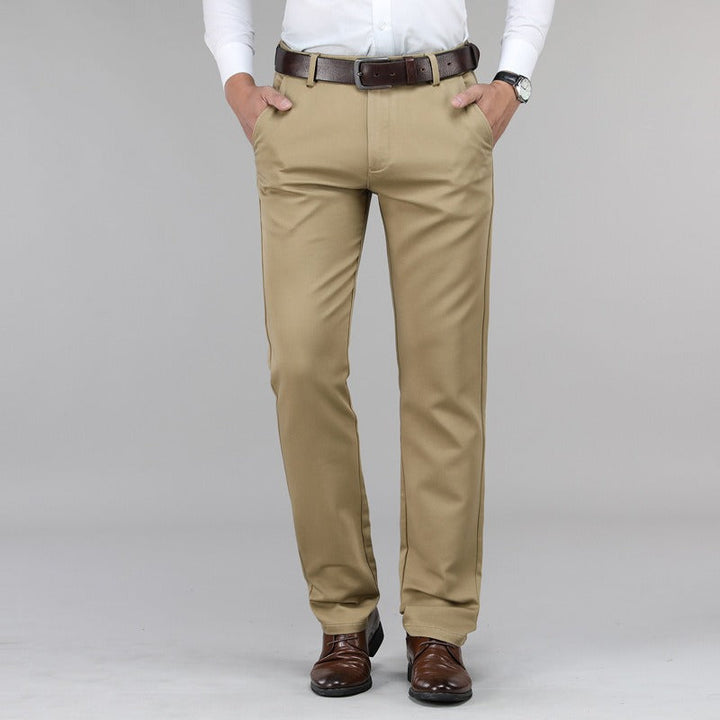Pantalon habillé à coupe droite pour hommes - Victor