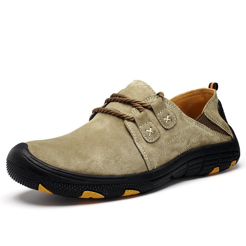 Chaussures décontractées pour hommes en cuir souple style sport - Caicedo