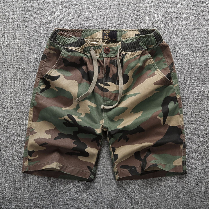 Short cargo homme camouflage coton stretch - Enzo