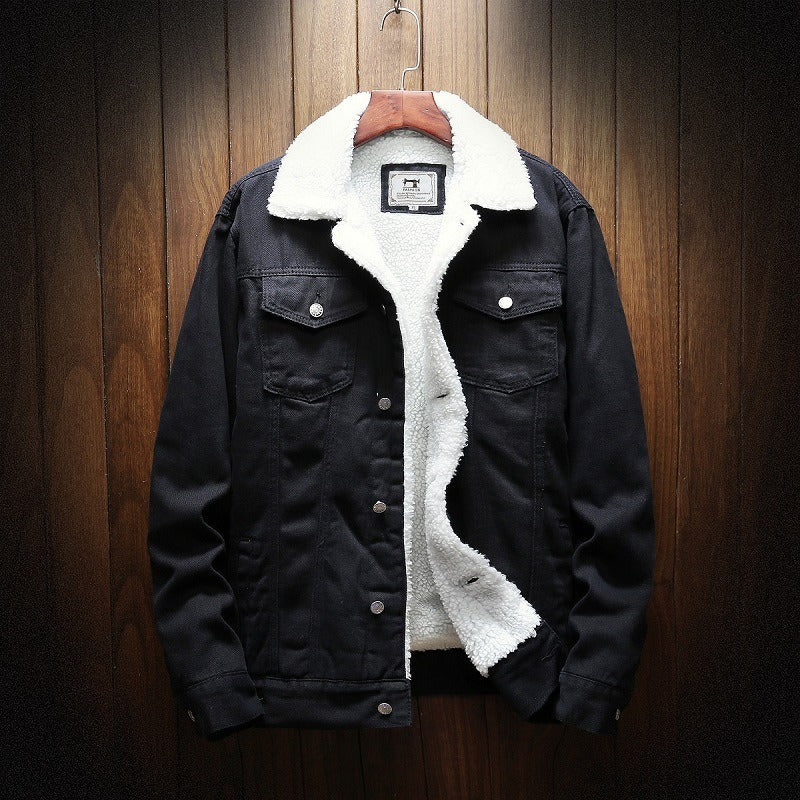 Veste en jean pour homme avec doublure en polaire - Lior