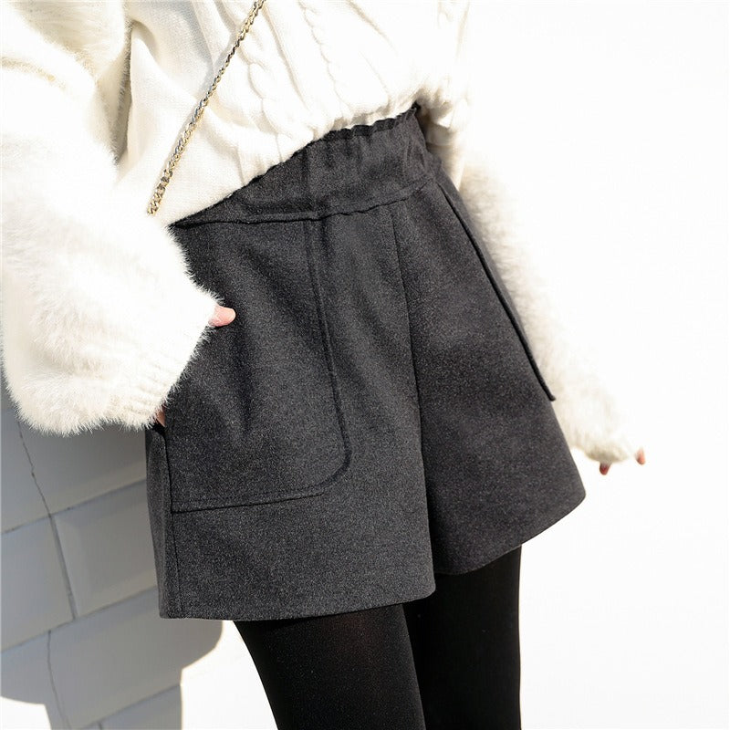 Short à taille haute avec poches spacieuses - Noelle