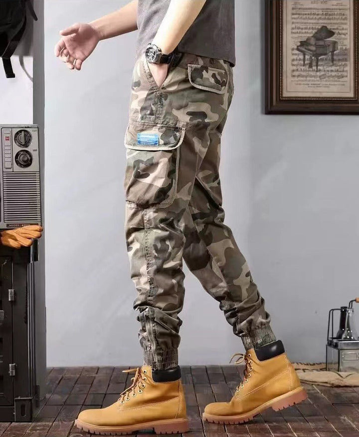 Pantalon cargo multi-poches camouflage pour hommes - Viktor