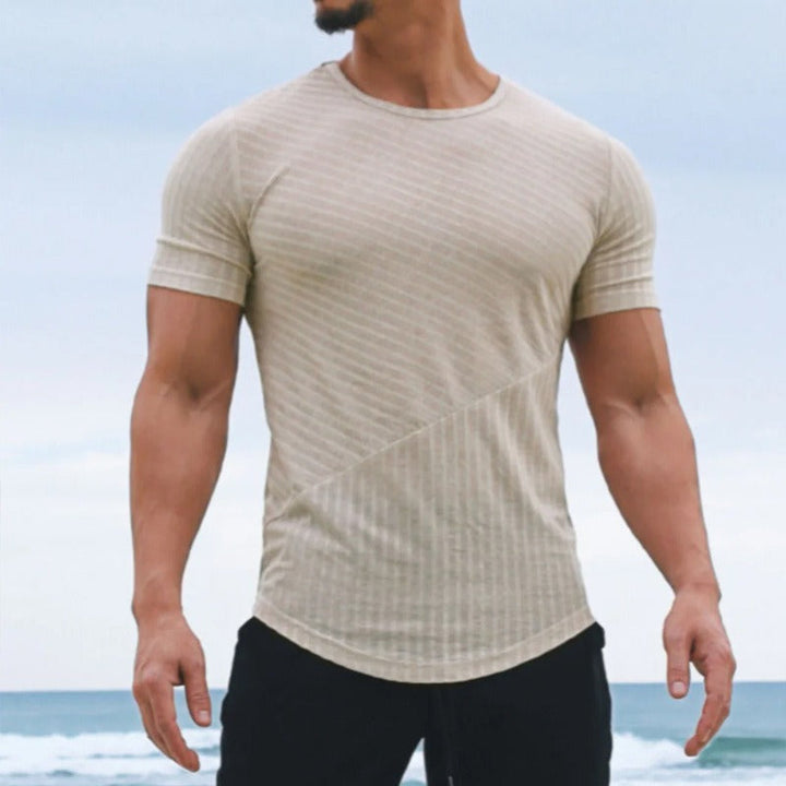T-shirt slim slim fit à manches courtes pour hommes - Thiago