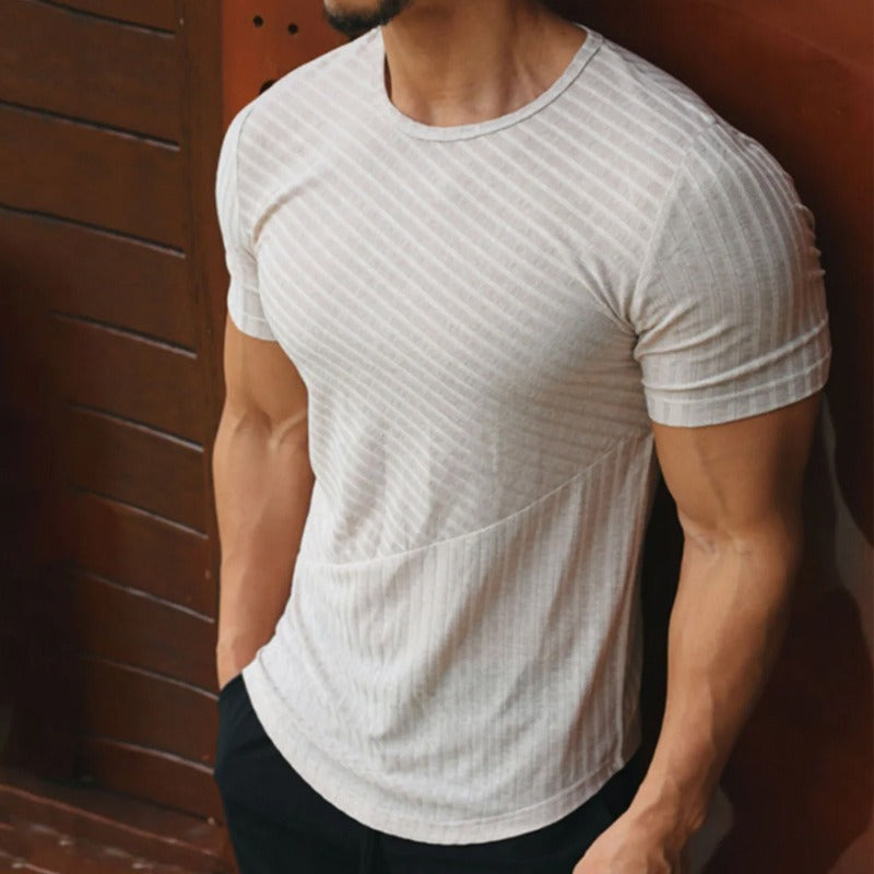 T-shirt slim slim fit à manches courtes pour hommes - Thiago