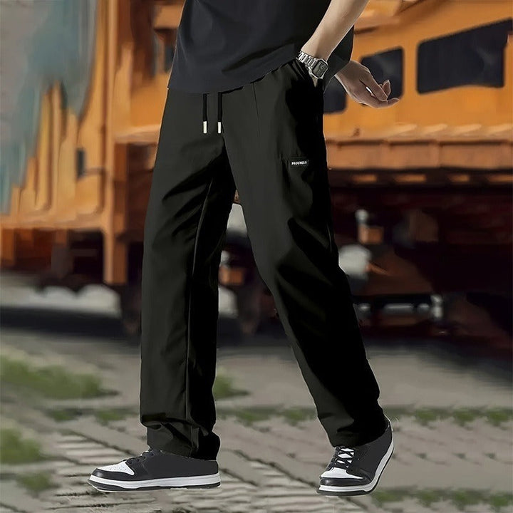 Pantalon droit décontracté pour hommes - Elrik