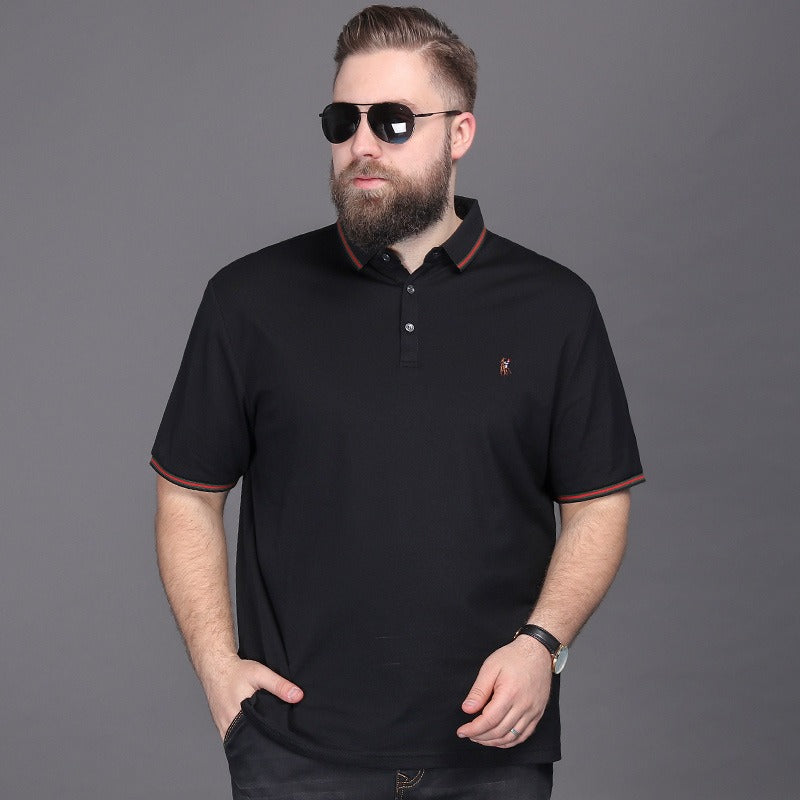 Polo classique homme en coton piqué à col contrasté - Henrik