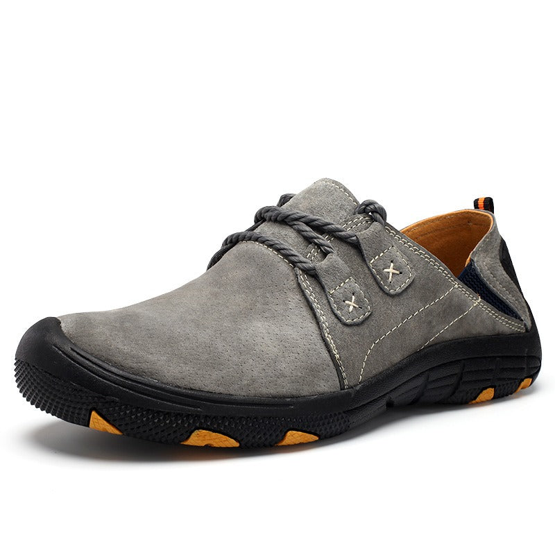Chaussures décontractées pour hommes en cuir souple style sport - Caicedo