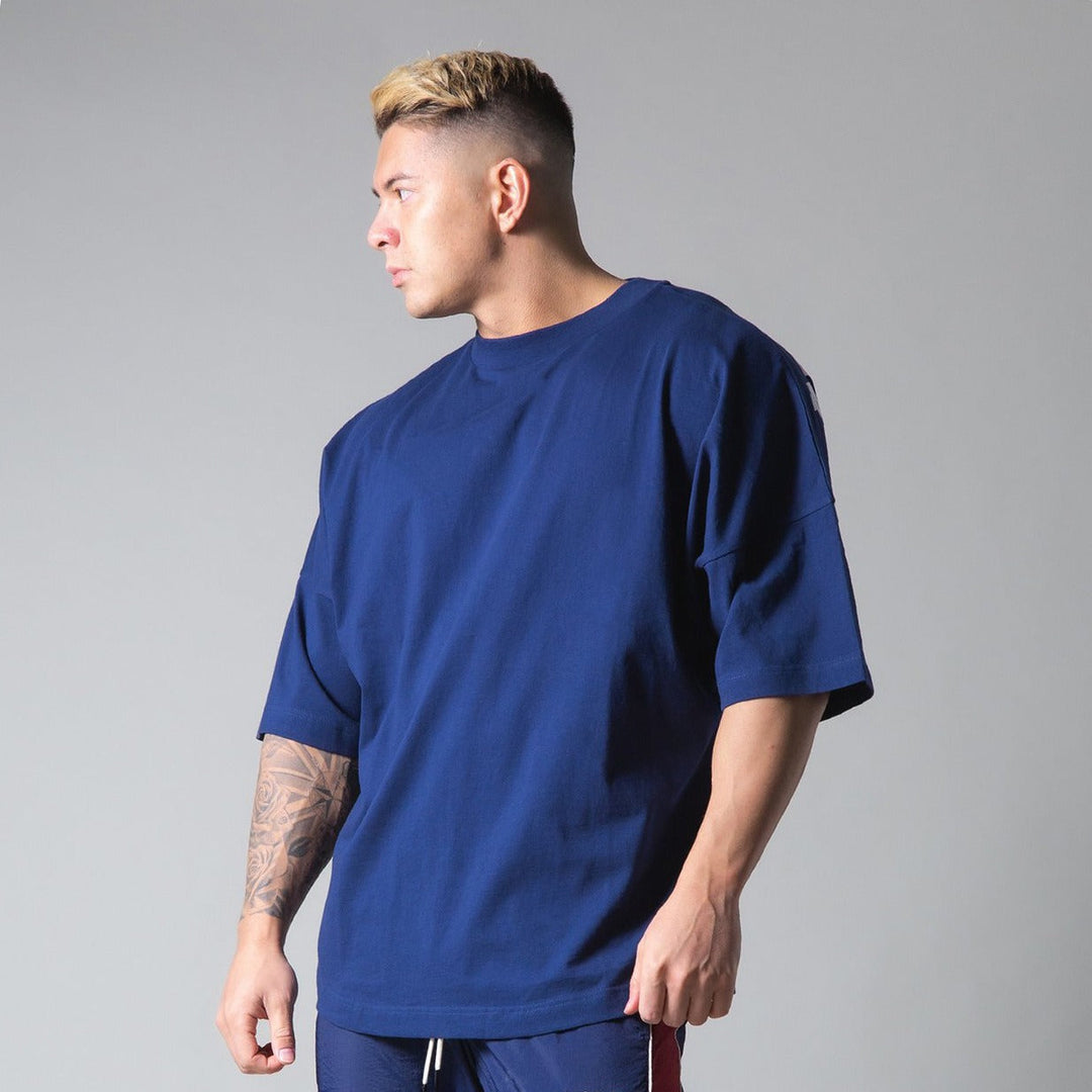 T-shirt à manches courtes en coton à coupe ample pour hommes - Jacob
