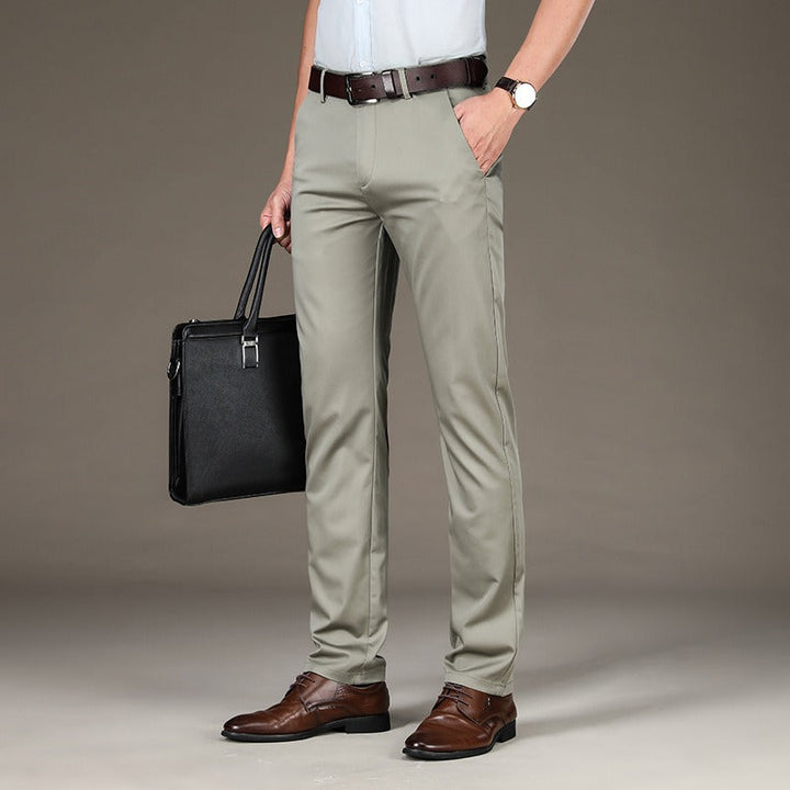 Pantalon habillé à coupe droite pour hommes - Victor