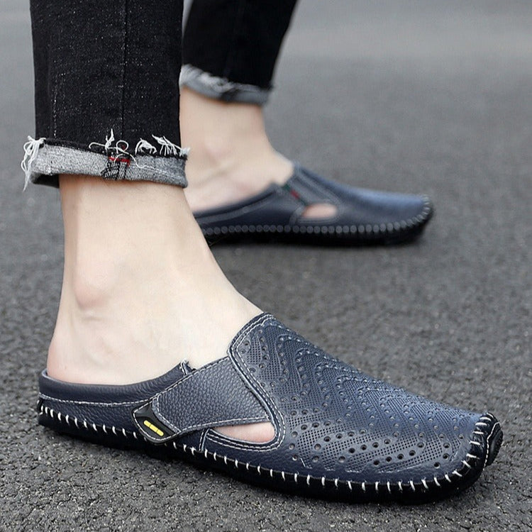 Mocassins en cuir perforé pour hommes - Enrique