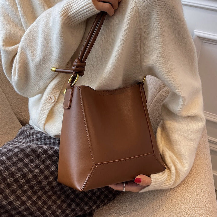 Sac à bandoulière en cuir synthétique pour femme au design minimaliste - Rita
