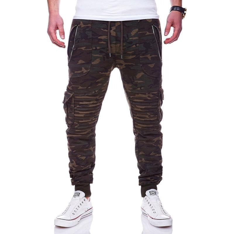 Pantalon de sport pour homme avec poches cargo et texture côtelée - Brant