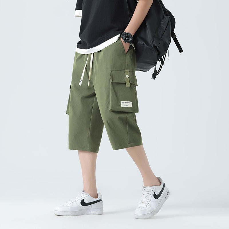 Short cargo en coton pour hommes, style urbain - Liam