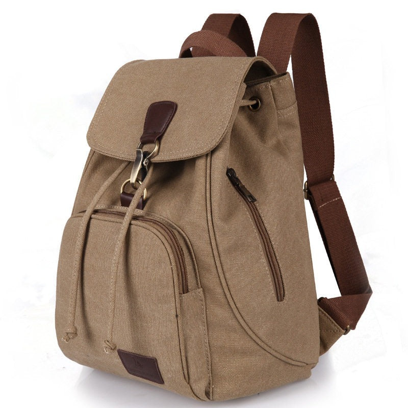 Sac à dos en toile durable avec poches pour femmes - Thérèse