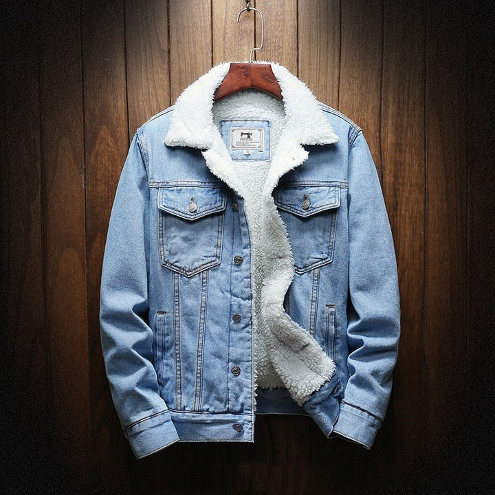 Veste en jean pour homme avec doublure en polaire - Lior