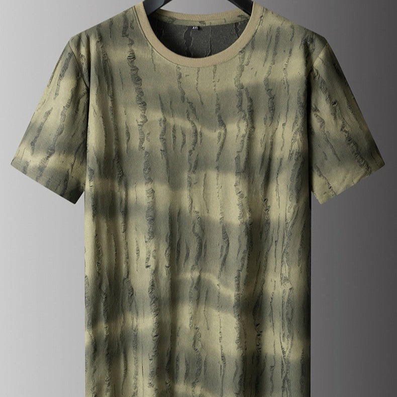 T-shirt imprimé homme avec effet usé - Gaspard