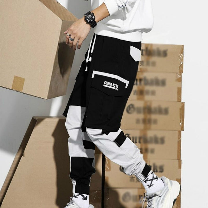 Pantalon cargo bicolore pour hommes - Heiko